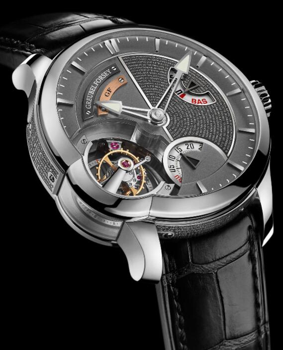 Greubel Forsey Tourbillon 24 Secondes Edition Historique Platinum Black Replica Watch